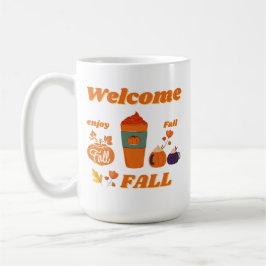 Taza De Café Diseño de la temporada de otoño