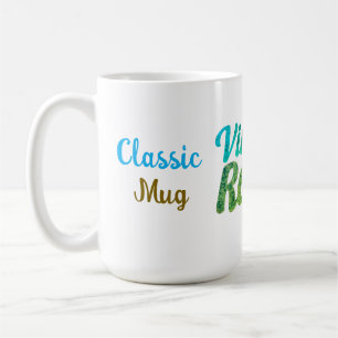 Taza De Café Diseño de la tipografía retro vintage -