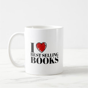 Taza De Café Diseño de Lector Clásico "Amo los Libros Más Vendi