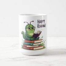 Diseño de lectura de gusanos de biblioteca