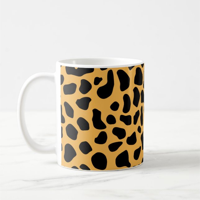 Taza De Café Diseño de leopardo (Izquierda)