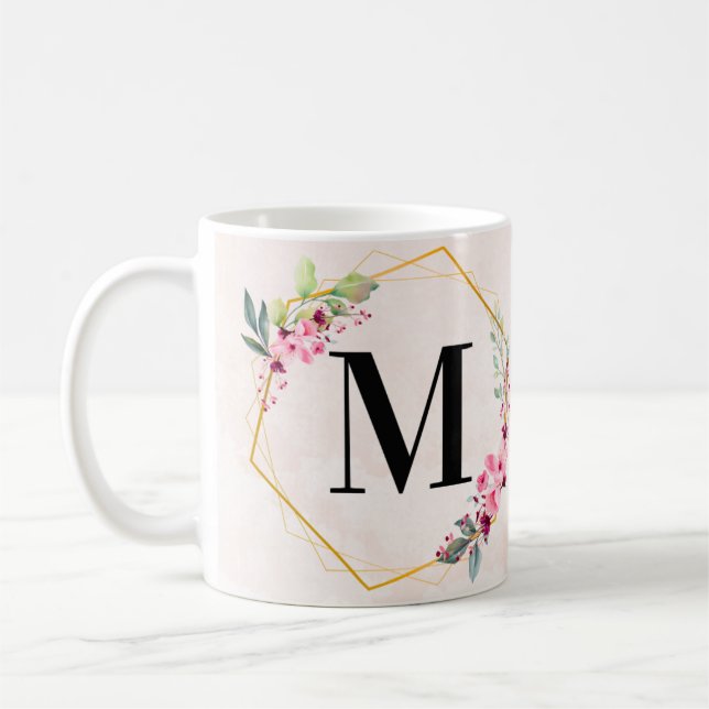 Taza De Café diseño de letra M (Izquierda)