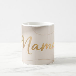 Taza De Café Diseño de letra minimal de lujo para mamá