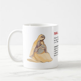 Taza De Café Diseño de léxico bíblico Mary - Tributo de madre