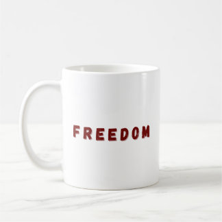 Taza De Café Diseño de Libertad Expresión Artística de Indepen