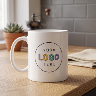 Taza De Café Diseño de logotipo de empresa personalizado