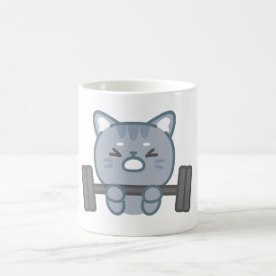 Taza De Café diseño de los amantes de los gimnasios de los gato
