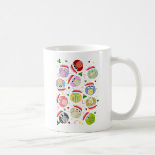 Taza De Café Diseño de los búhos del navidad