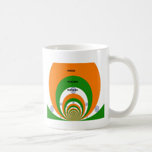 Taza De Café Diseño de los colores de la bandera nacional de la
