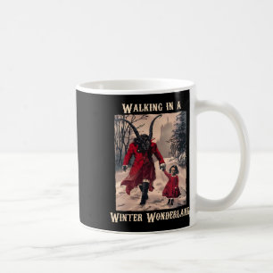 Taza De Café Diseño de los Navidades góticos de Krampus Winter