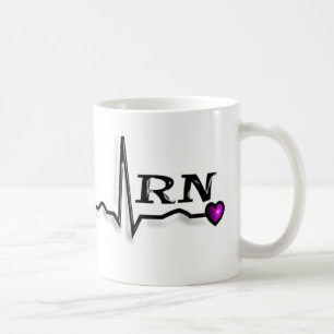Taza De Café Diseño de los regalos QRS de la enfermera
