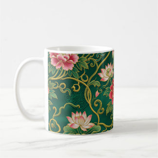 Taza De Café Diseño de Loto Chino