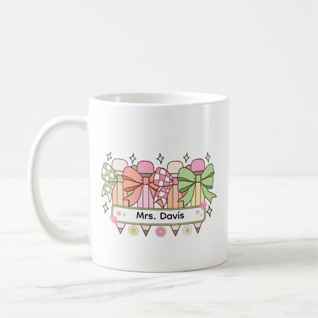 Taza De Café Diseño de maestro personalizado (Izquierda)
