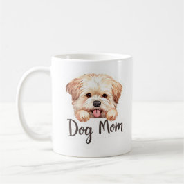 Taza De Café Diseño de mamá de perro cachorro lindo