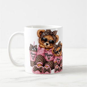 Taza De Café Diseño de Mama y Mini Tumbler