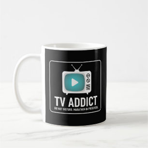 Taza De Café Diseño de Maratón en Curso No Molestar Adicto