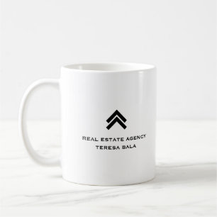 Taza De Café Diseño de marca de agente de listado de corredor m