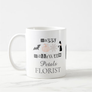 Taza De Café Diseño de marca de negocio de boutique de floriste