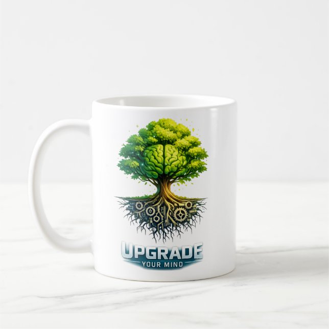 Taza De Café Diseño de Mejora Mental (Izquierda)