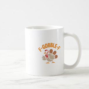 Taza De Café Diseño de meme de pavo divertido enojado furioso F