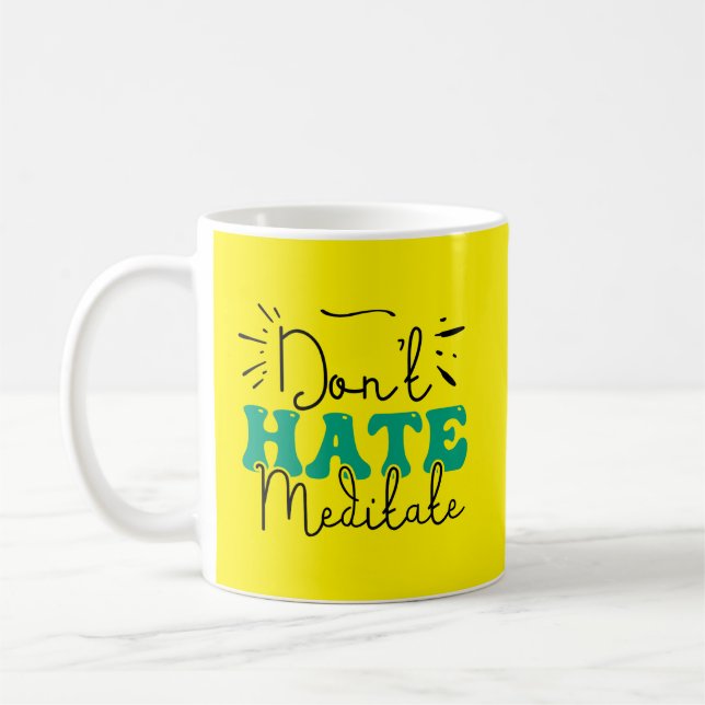 Taza De Café Diseño de mensajes de odio (Izquierda)