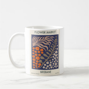 Taza De Café Diseño de mercado de flores de bonito