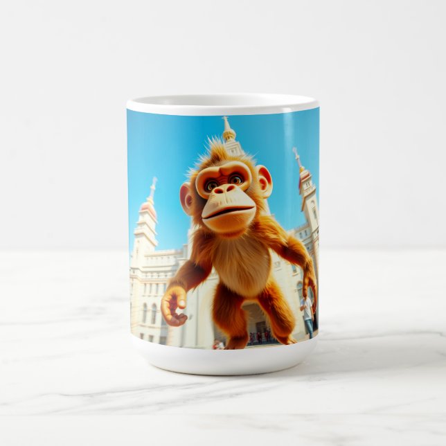 Taza De Café Diseño de mono (Centro)