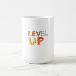 Taza De Café Diseño de Motivación para Subir de Nivel
