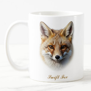 Taza De Café Diseño De Mug De Café Swift Fox De Dos Bandas