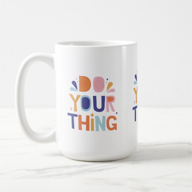 Taza De Café Diseño de Mug de eslóganes de reflexión (Izquierda)