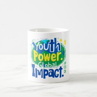 Taza De Café Diseño de Mug de Impacto Global de Poder Juvenil