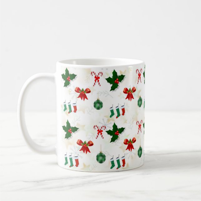 Taza De Café Diseño de mug de Navidades personalizados (Izquierda)
