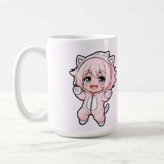 Taza De Café Diseño de muñeca linda “en proceso” - Futuro sueño