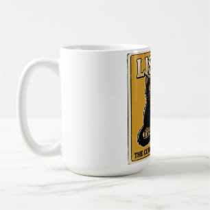 Taza De Café Diseño de música de piano de gato negro