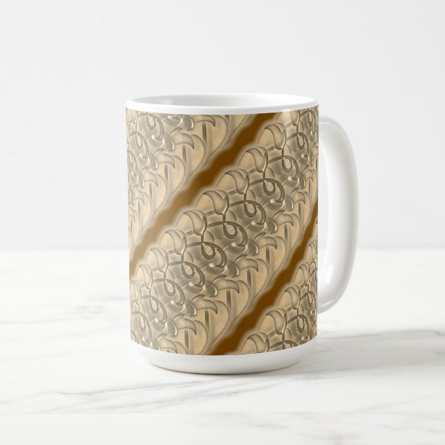 Taza De Café Diseño de música - Filigree (Anverso derecho)