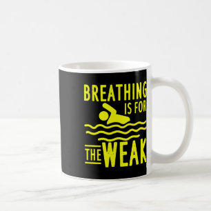 Taza De Café Diseño de natación para nadador de equipo de natac