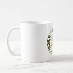 Taza De Café Diseño de Navidad para recién casados alegres y ca