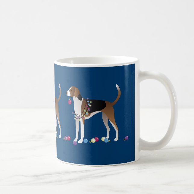 Taza De Café Diseño de Navidades de Foxhound de Estados Unidos (Derecha)