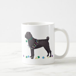 Taza De Café Diseño de Navidades de perros traviesos chinos Sha