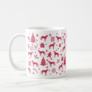 Taza De Café Diseño de Navidades de punteros de Shorthal en Ale