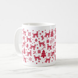 Taza De Café Diseño de Navidades hebiondos afganos