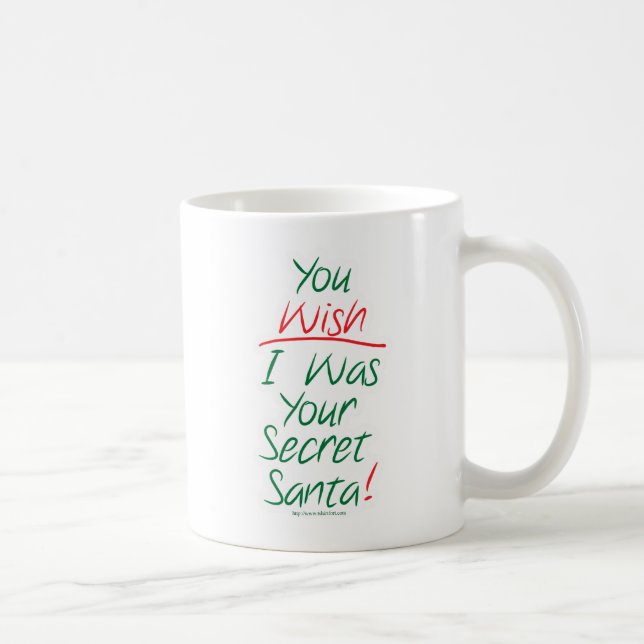 Taza De Café Diseño de Navidades navideños secretos de Santa Fu (Derecha)