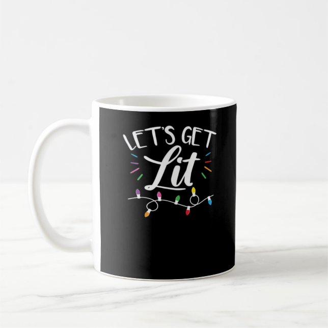 Taza De Café Diseño de navidades - Vamos a recibir luz (Izquierda)