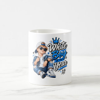 Taza De Café Diseño de Niño de Streetwear del Año