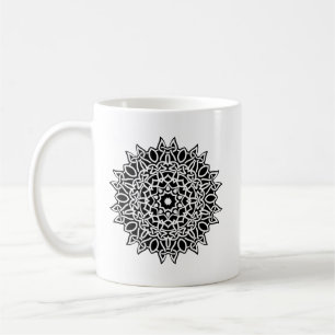 Taza De Café Diseño de Nudo Celta Tradicional y Simbólico