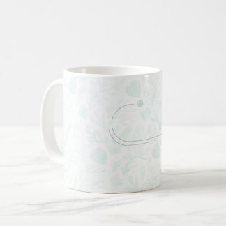 Taza De Café Diseño de Océano de Acuarela Perla de Verano