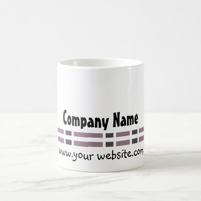 Taza De Café Diseño de oficina de enlace púrpura (Centro)