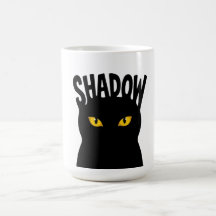 Diseño de Ojos de Gato Negro Misteriosos