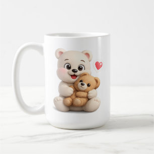 Taza De Café Diseño de osito de peluche adorable y lindo
