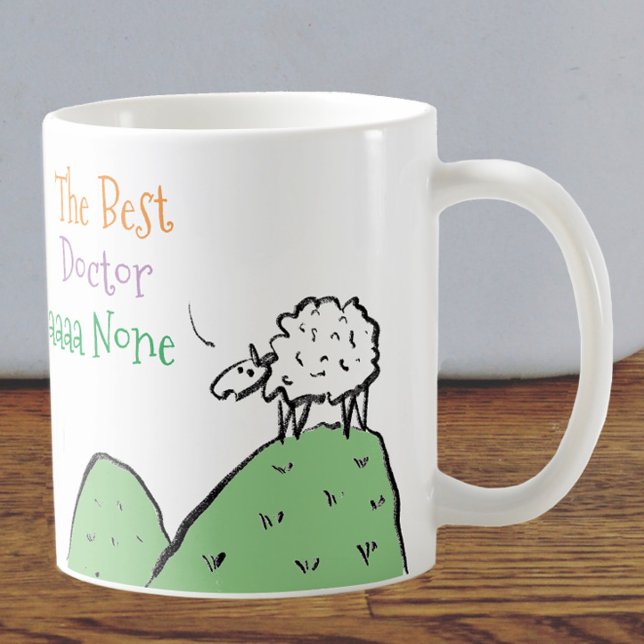 Taza De Café Diseño de ovejas para un café Médica (Subido por el creador)
